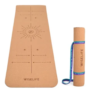 Cart BEST SELLER         Cork & TPE Alignment Yoga Mat - 4mm