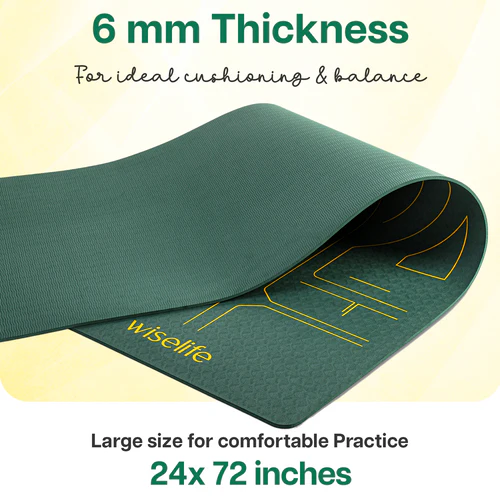 True Alignment Yoga Mat - 6mm - Image 6