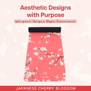PU Printed & Natural Rubber Yoga Mat - 6mm, Cherry Blossom - Image 4